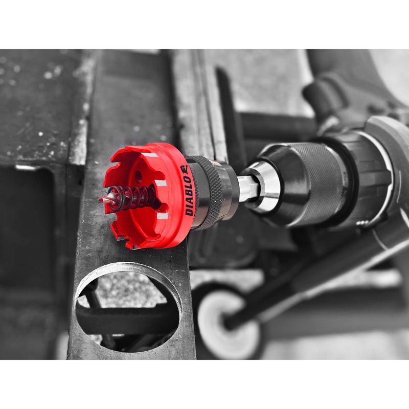 Diablo Steel Demon 1-3/4 in. Carbide Tipped 1/4 in. L Hole Cutter