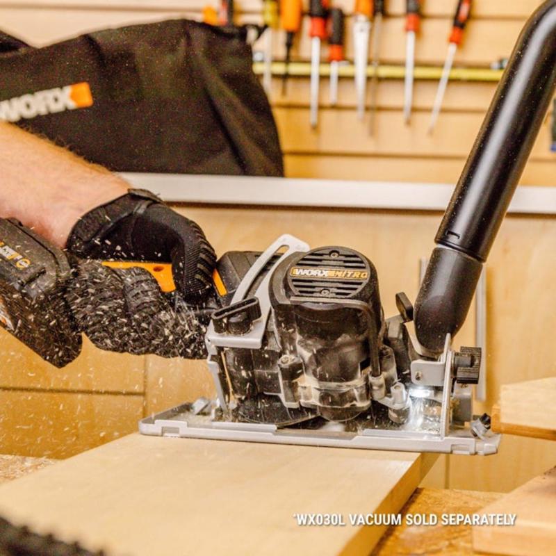 Worx 20V MAX 4-1/2 in. Cordless Brushless Compact Circular Saw
