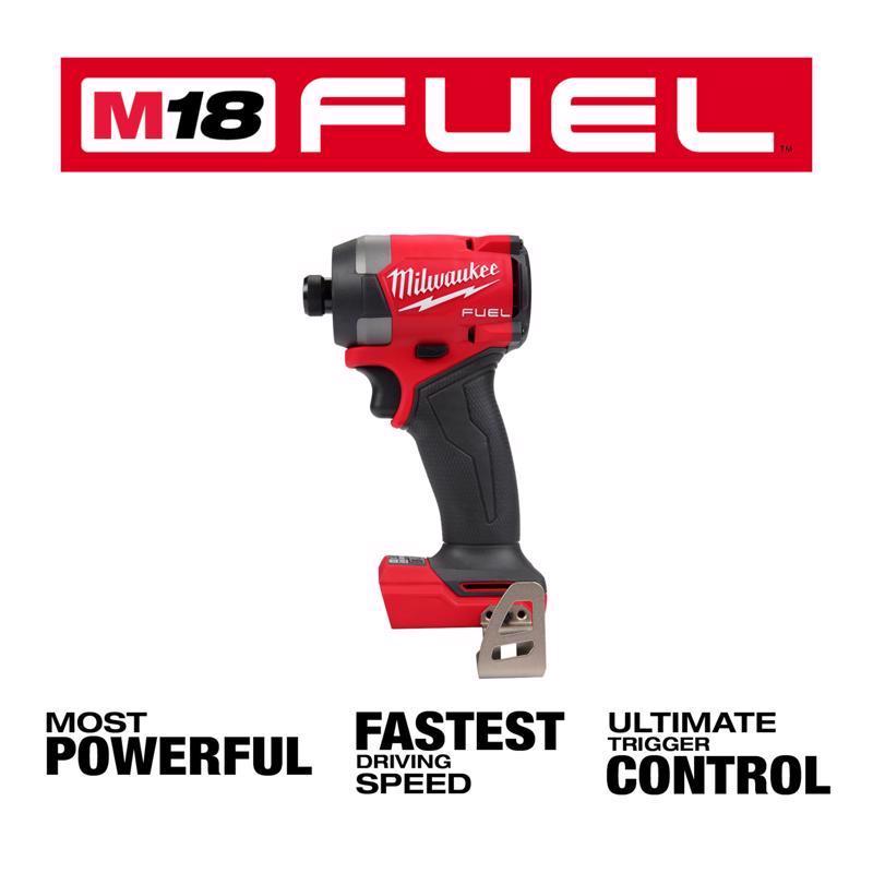 Milwaukee M18 FUEL 1/4 in. Cordless Brushless Impact Driver Tool Only