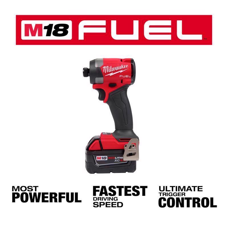 Milwaukee M18 FUEL 1/4 in. Cordless Brushless Impact Driver Kit (Battery & Charger)