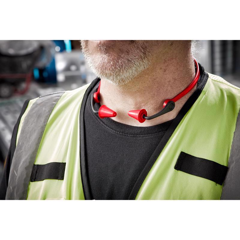 Milwaukee 25 dB Foam Banded Ear Plugs Red 1 pk