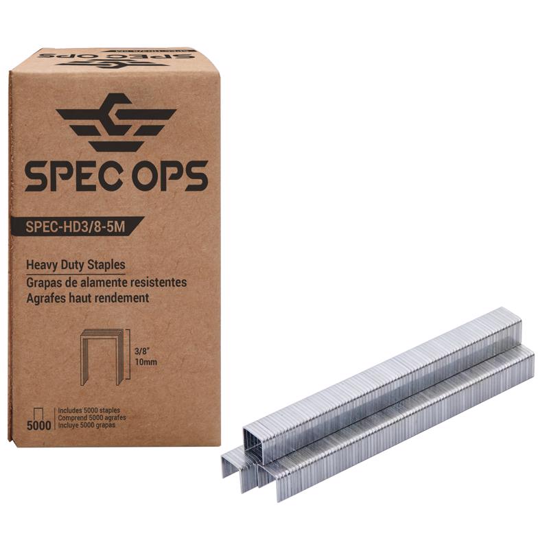 Spec Ops 3/8 in. L Heavy Duty Staples 5000 pk