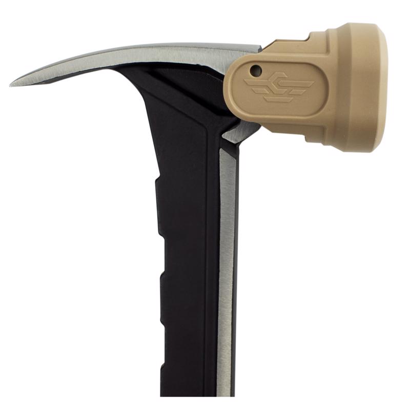 Spec Ops 20 oz Smooth Face Claw Hammer 8 in. Polypropylene/TPR Handle