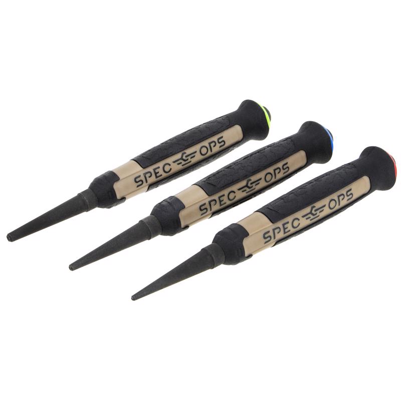 NAIL SET BLACK HCS 3PC