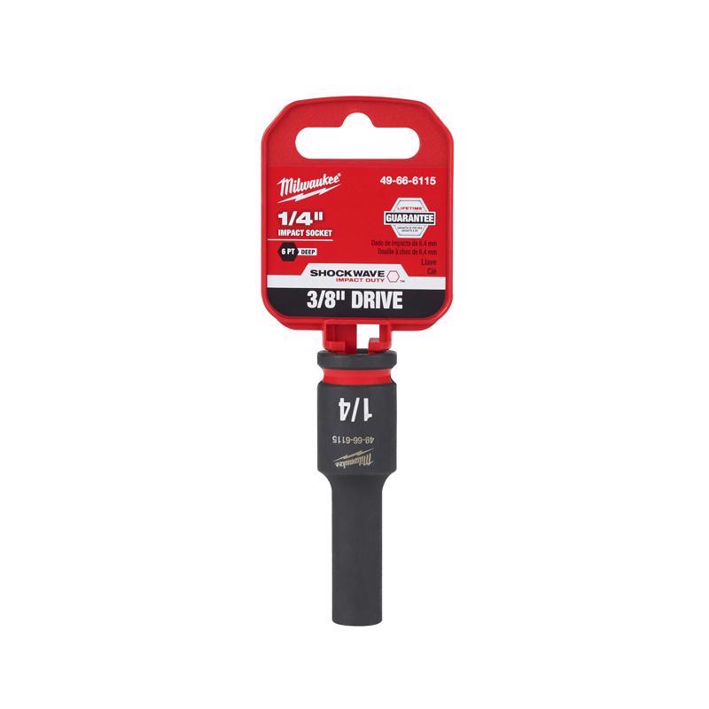 SOCKET 1/4" DEEP IMPACT