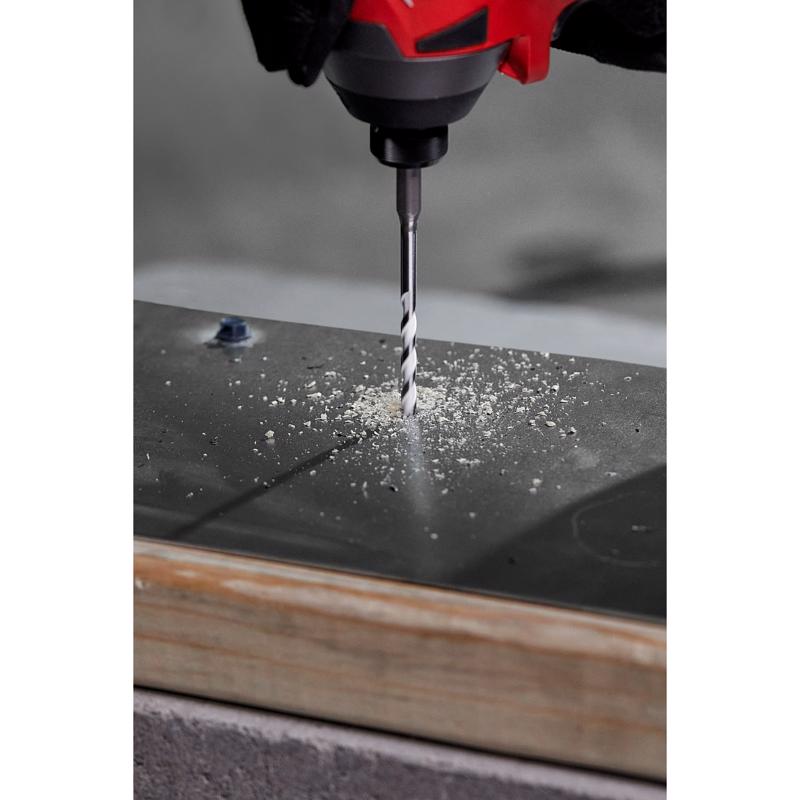 Milwaukee Shockwave 3/8 in. X 6 in. L Carbide Percussion Drill Bit Hex Shank 1 pc