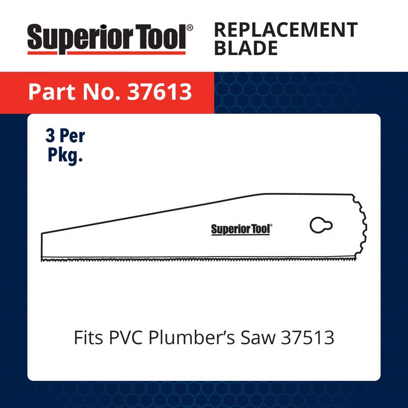Superior Tool PVC Pipe Saw Assorted 0 pk