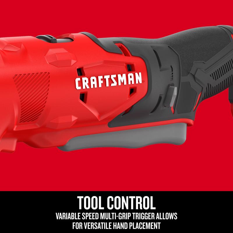 Craftsman V20 3/8 in. Brushed Cordless Right Angle Drill Tool Only