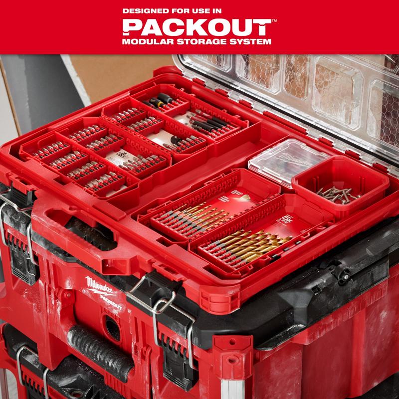 Milwaukee Shockwave Impact Duty Hex 10.3 in. L Drill and Driver Bit Set Alloy Steel 60 pc