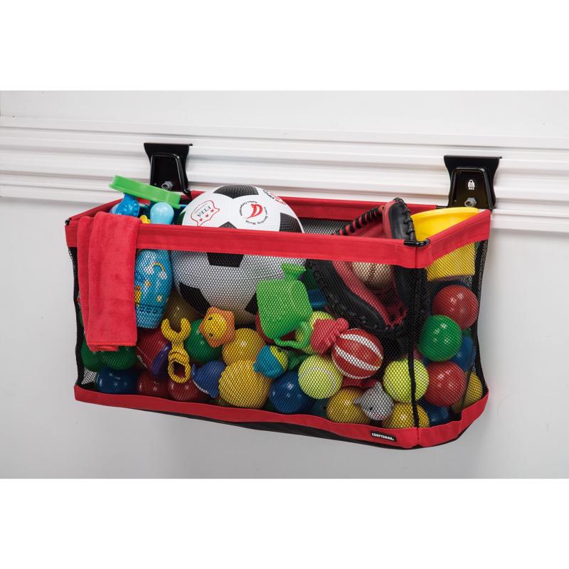Craftsman VersaTrack 3.1 in. L X 24.4 in. W X 10.3 in. H Black/Red Basket