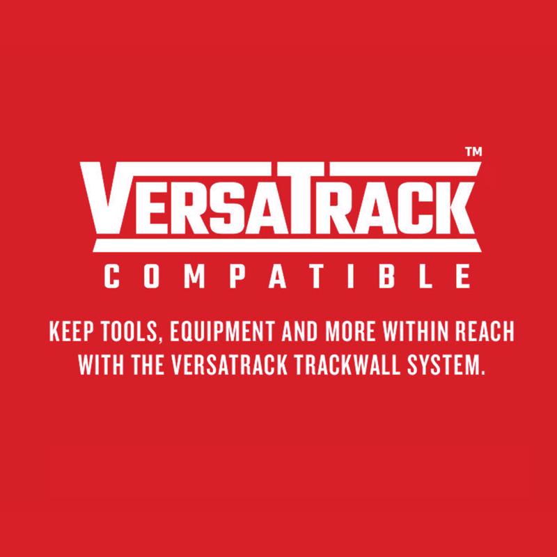 Craftsman VersaTrack 3.1 in. L X 24.4 in. W X 10.3 in. H Black/Red Basket