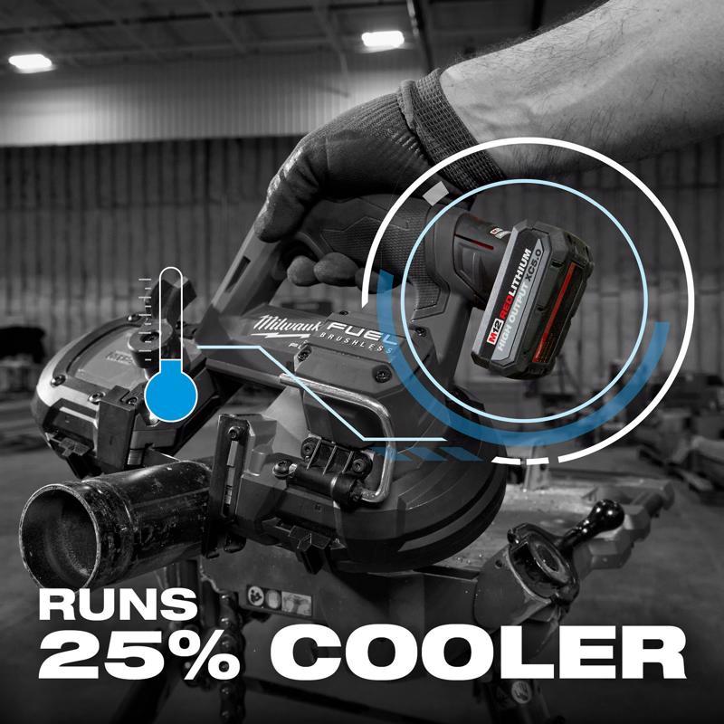 Milwaukee M12 RedLithium XC 5 Ah Lithium-Ion High Output Battery Pack 1 pc