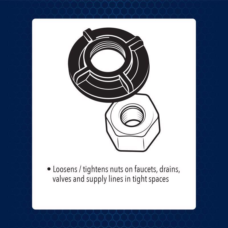 Superior Tool Basin Wrench 11 in. L 1 pc