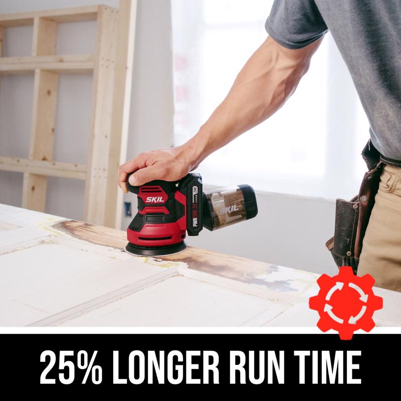 SKIL 20 PWR Core 20 Cordless Random Orbit Sander Kit (Battery & Charger)