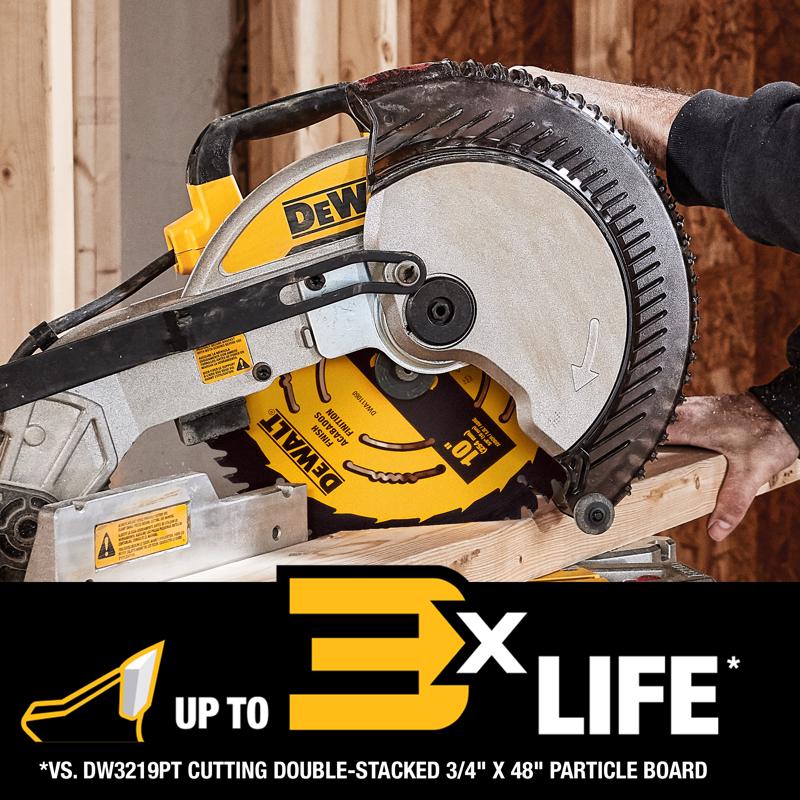 DeWalt 10 in. D X 5/8 in. Carbide Tipped Circular Saw Blade 80 teeth 1 pc