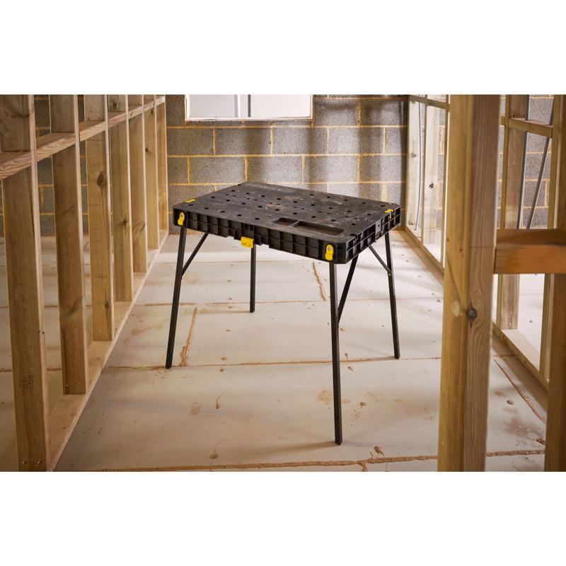 Stanley 33.5 in. L X 23.5 in. W X 29 in. H Folding Workbench 700 lb. cap.