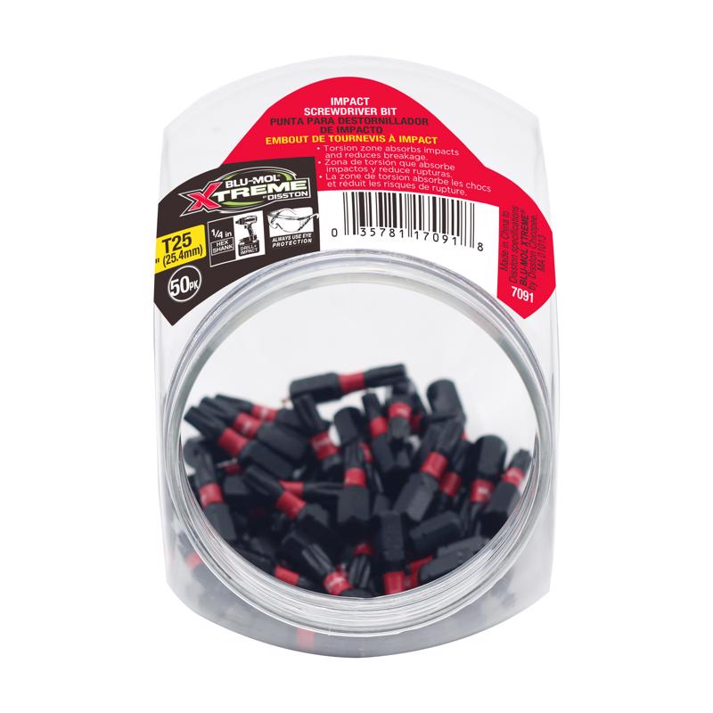 SCRWDVR BIT TORX T25 1''