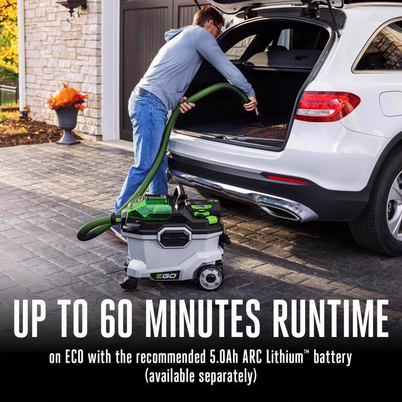 EGO Power+ WDV0900 9 gal Cordless Wet/Dry Vacuum Tool Only 56 V