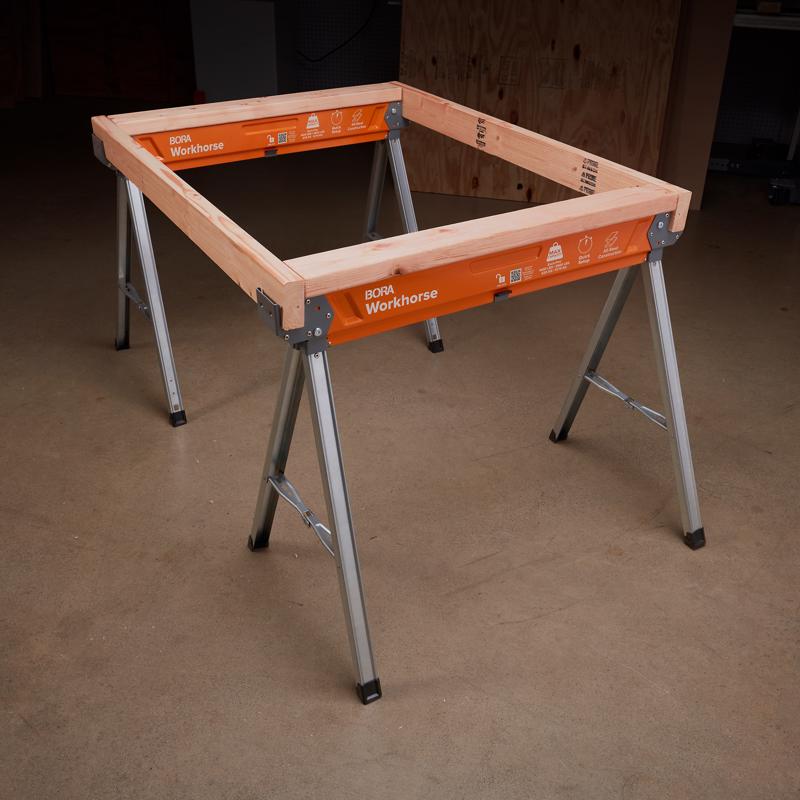 Bora Workhorse Folding Sawhorse 1400 lb. cap. 1 pc