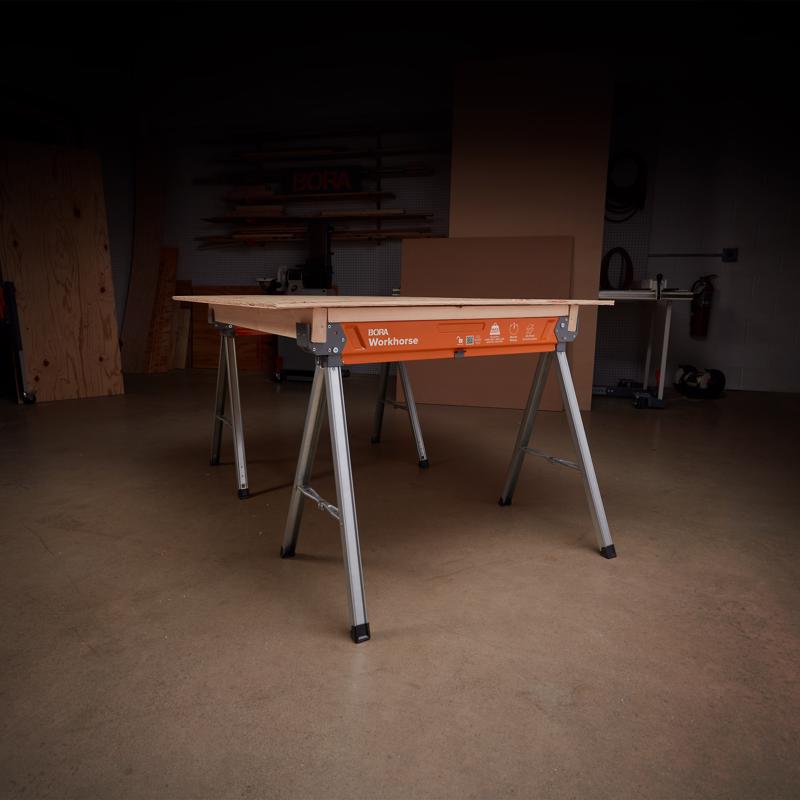 Bora Workhorse Folding Sawhorse 1400 lb. cap. 1 pc