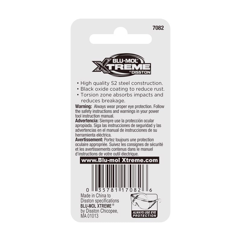 Blu-Mol Xtreme Torx 2 X 2 in. L Screwdriver Bit S2 Tool Steel 2 pc