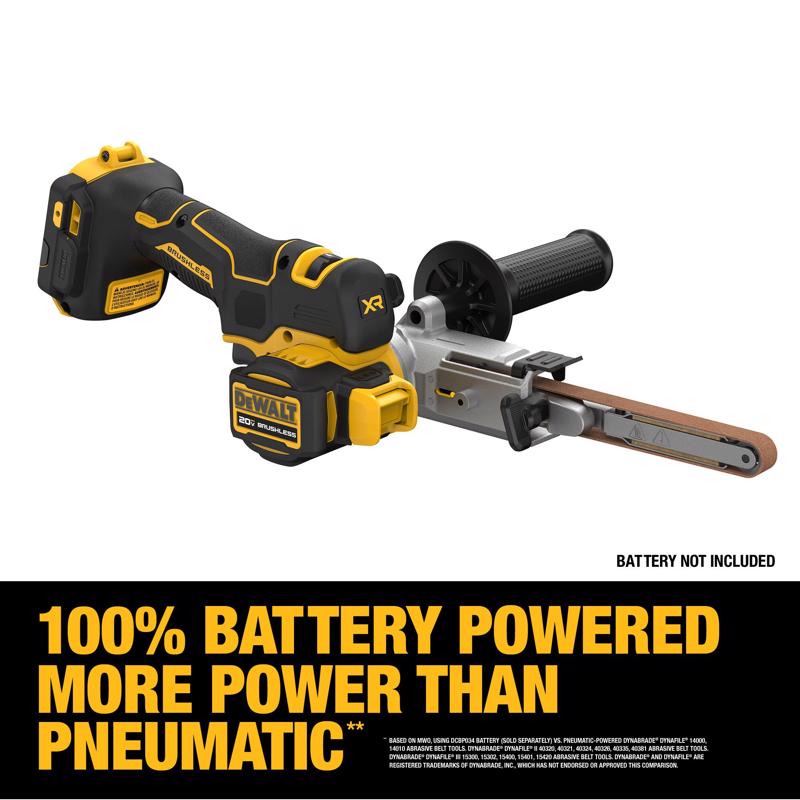 DeWalt 20V MAX XR 0.5 in. W X 18 in. L Cordless Bandfile Sander Tool Only