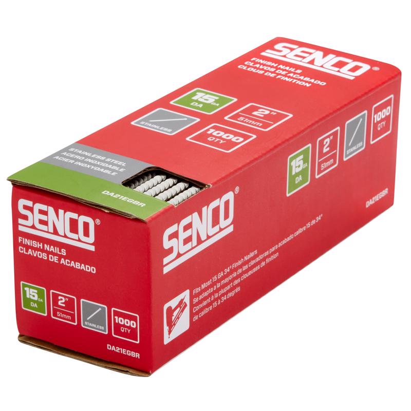 Senco 2 in. Finishing Stainless Steel Nail Brad Head