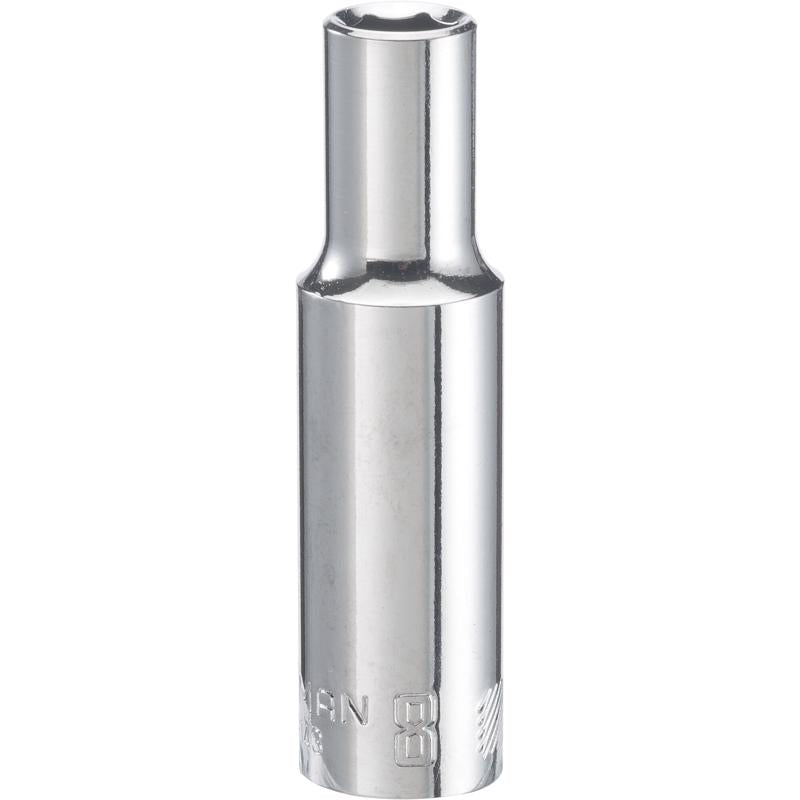 DEEP SOCKT STL MTRC 3/8"