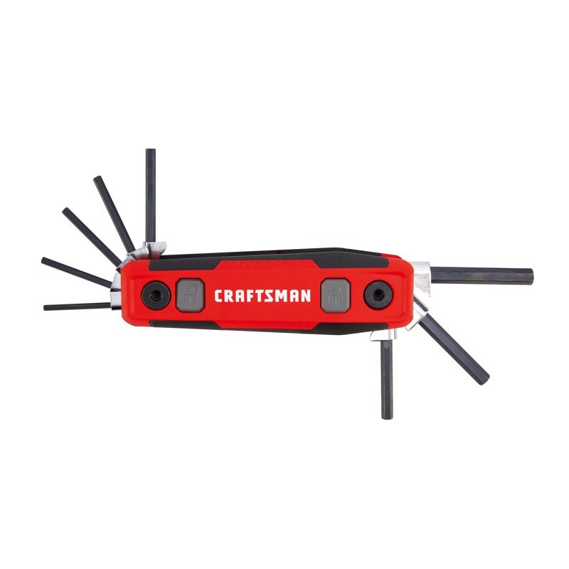 Craftsman SAE Folding Locking Hex Key Set 8 pc
