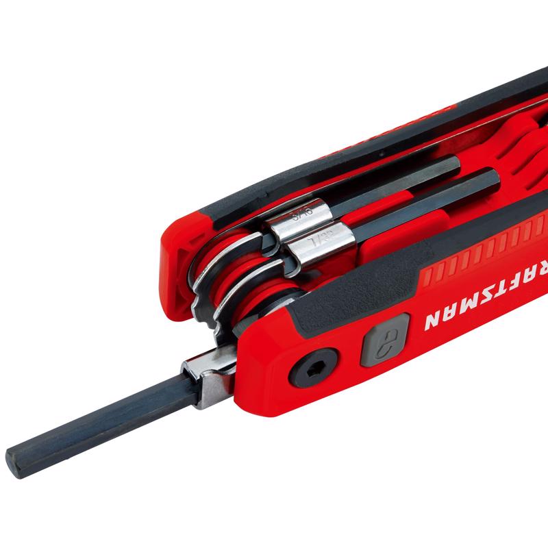 Craftsman SAE Folding Locking Hex Key Set 8 pc