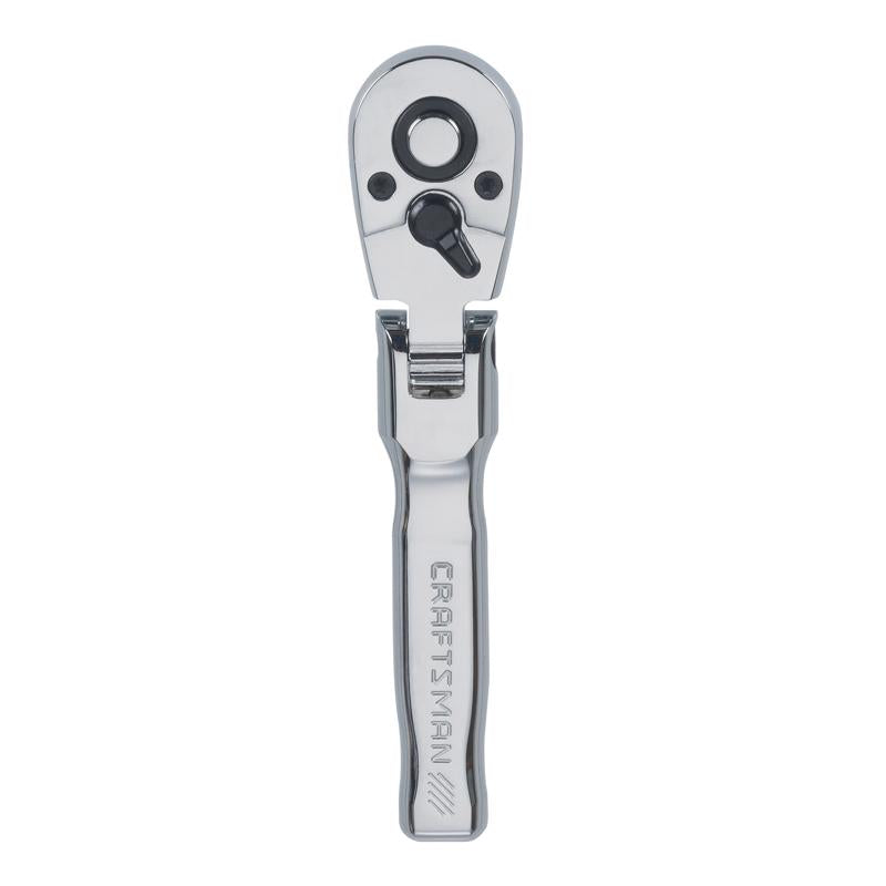 Craftsman 3/8 in. drive Metric and SAE Flex Head Stubby Ratchet 72 teeth