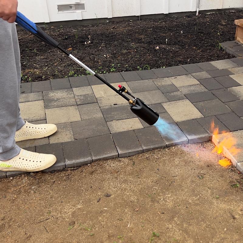 Flame King 500K BTU With Piezo Ignitor Weed Burner Weed Torch Kit 1 pc Propane