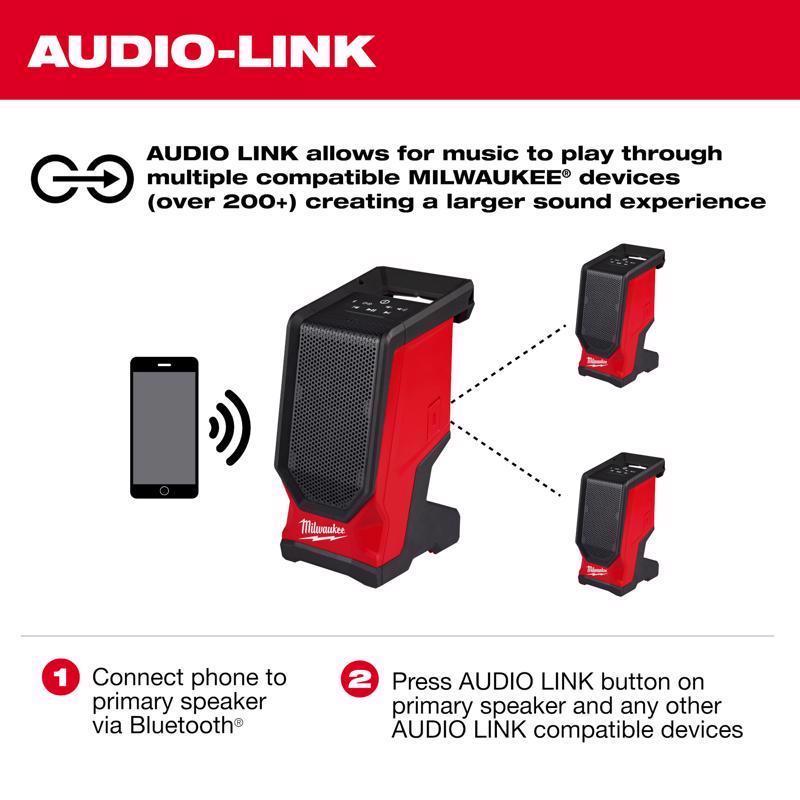 Milwaukee Tool M18 Wireless Bluetooth Jobsite Speaker