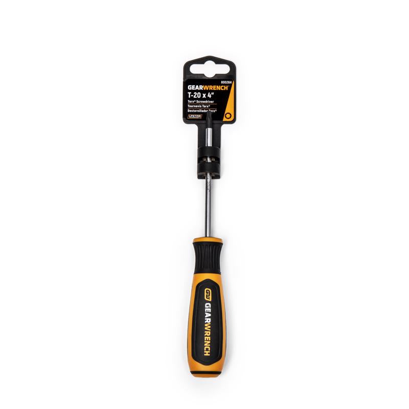 Gearwrench T20 Sizes X 4 in. L Torx Screwdriver 1 pk