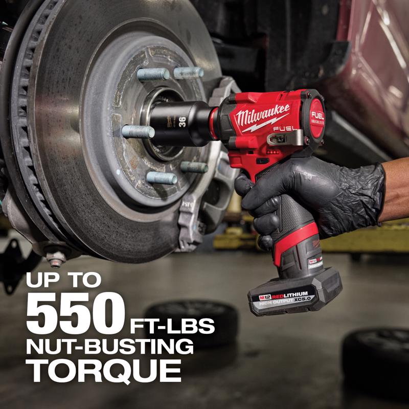 Milwaukee M12 1/2 in. Cordless Brushless Impact Wrench Tool Only