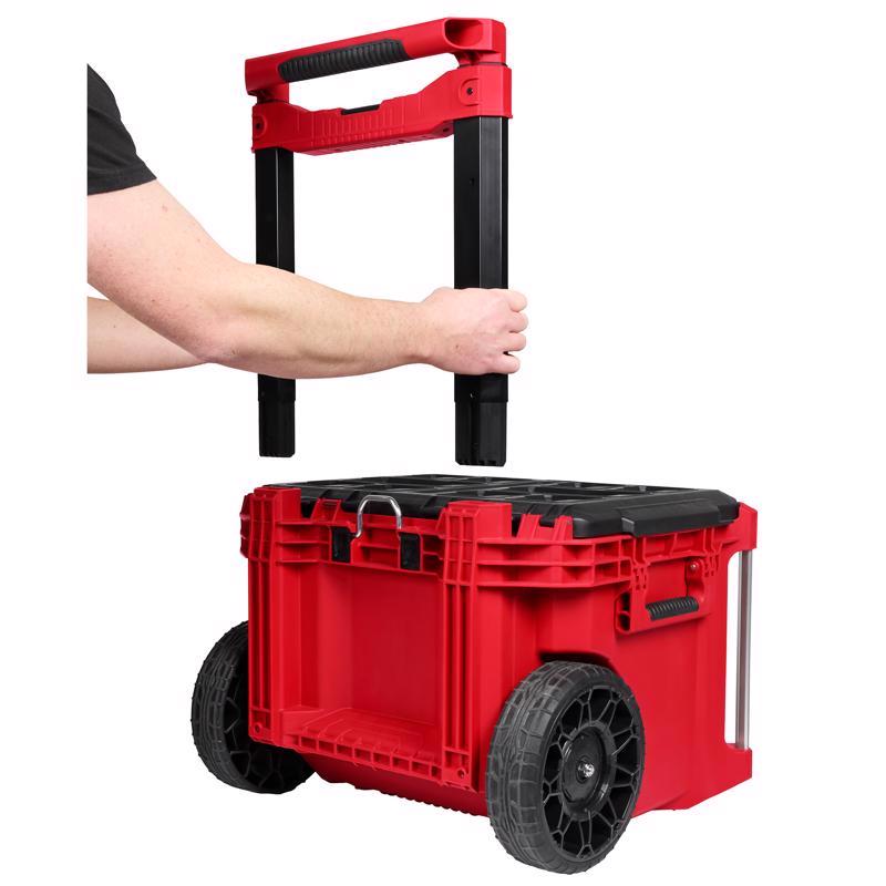 Milwaukee PACKOUT 19.75 in. H Long Handle Tool Holder Polypropylene Black/Red