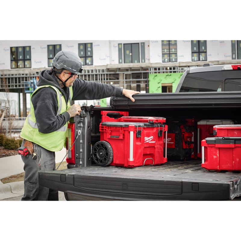 Milwaukee PACKOUT 19.75 in. H Long Handle Tool Holder Polypropylene Black/Red