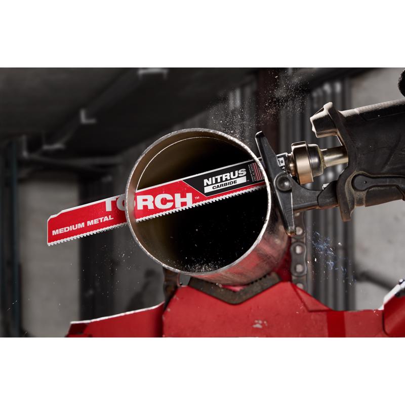 Milwaukee Torch 9 in. Nitrus Carbide Reciprocating Saw Blade 10 TPI 1 pk