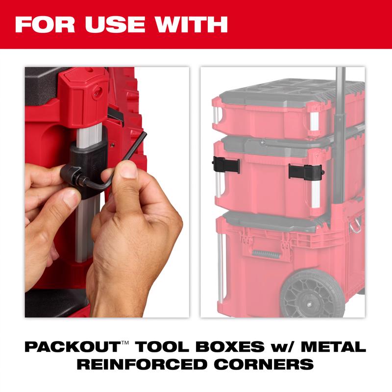 Milwaukee PACKOUT Battery Rack Black/Red