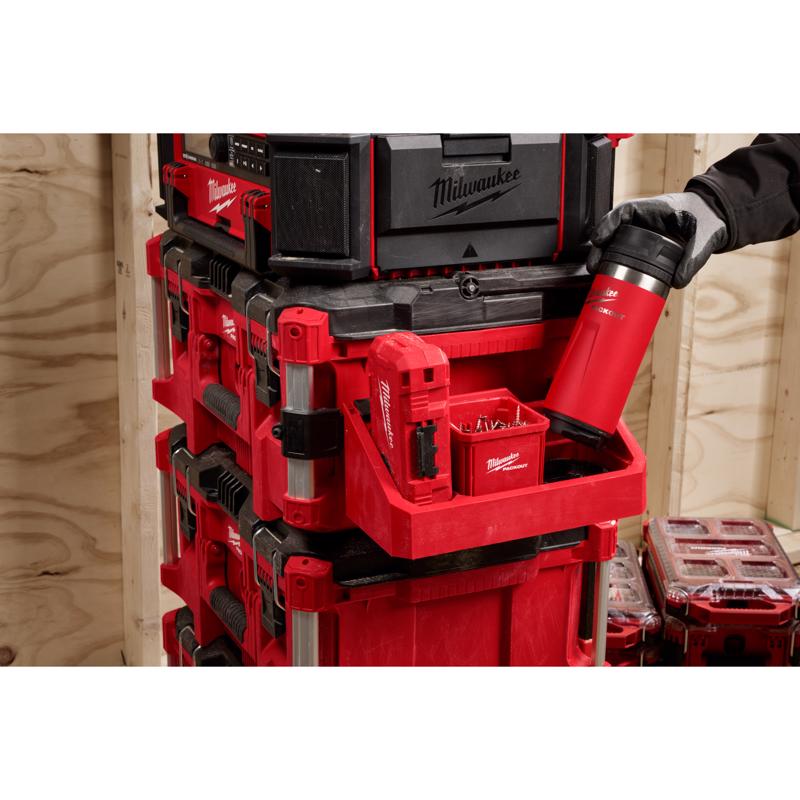 Milwaukee PACKOUT Tool Tray Black/Red