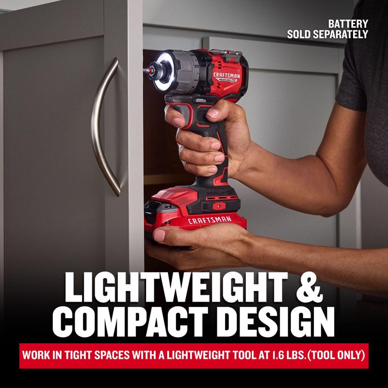 Craftsman V20 Brushless RP Brushless Cordless Powered Screwdriver Tool Only