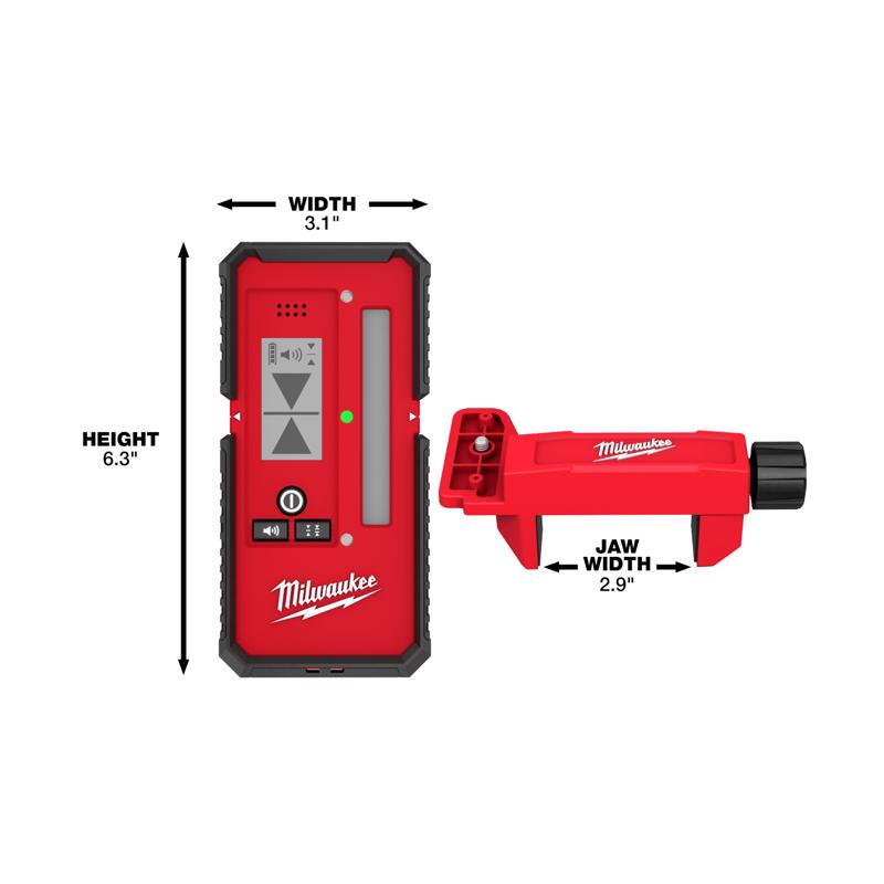 Milwaukee Tool Laser Detector 165 ft. 3 pc
