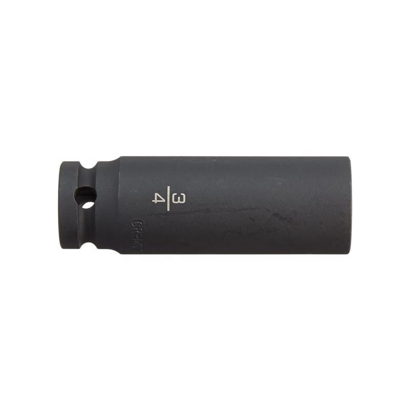 DeWalt 3/4 in. X 1/2 in. drive SAE 6 Point Deep Impact Socket 1 pc