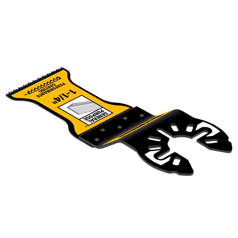 Dewalt Performance Coating 1-1/4 in. W Bi-Metal Oscillating Blade 1 pk