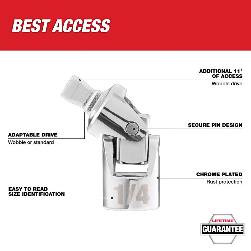 Milwaukee 1/4 in. drive Universal Joint