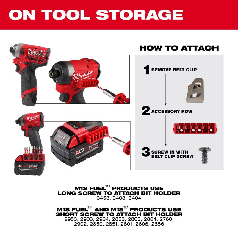 Milwaukee Driver Bit Set Alloy Steel 100 pc