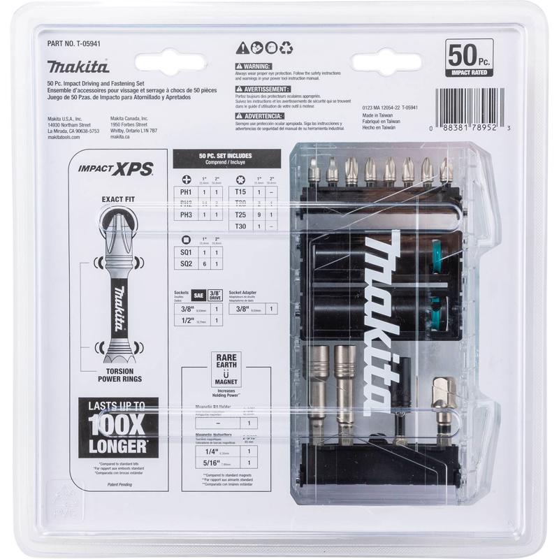 Makita Impact XPS Hex Combo Bit Set 1 pk