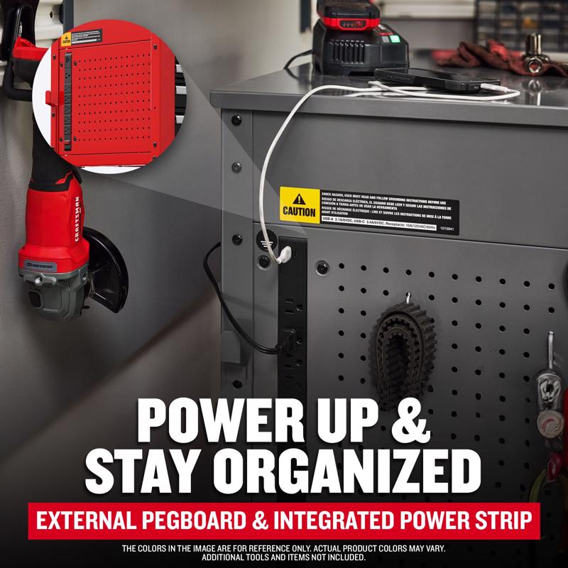 Craftsman 30 in. 4 drawer Metal Red Utility Cart Rolling Tool Cart 41.38 in. H X 22 in. D