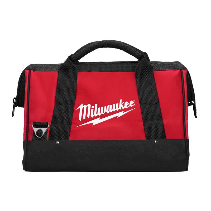 Milwaukee 11 in. W X 10 in. H Fabric Bag Red