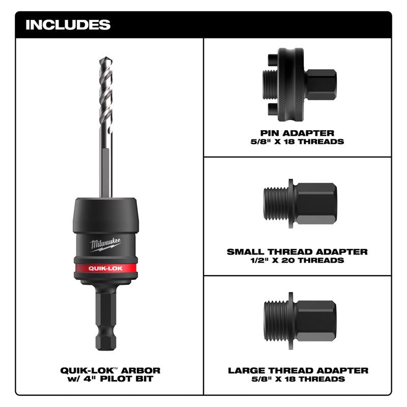 Milwaukee Quik-Lok Arbor